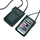 Small Leather Shoulder Crossbody Bag Bee Touch Screen Phone Purse