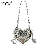 Silver Sling Handbag Crossbody Bag Mini Evening Bags Clutch Wallet Prom Purse