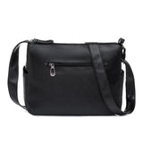 Flower Printed Crossbody Bag Soft Leather Shoulder Bag for Women