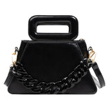 Vintage Square Handle Clutches Small Hand Bag Women Crossbody Bag