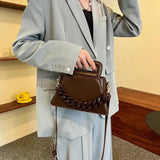 Vintage Square Handle Clutches Small Hand Bag Women Crossbody Bag