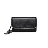 Leather Messenger Bag Small Shoulder Purse Crossbody Handbag