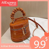 Stone Pattern Shoulder Bag for Women Crossbody Purse