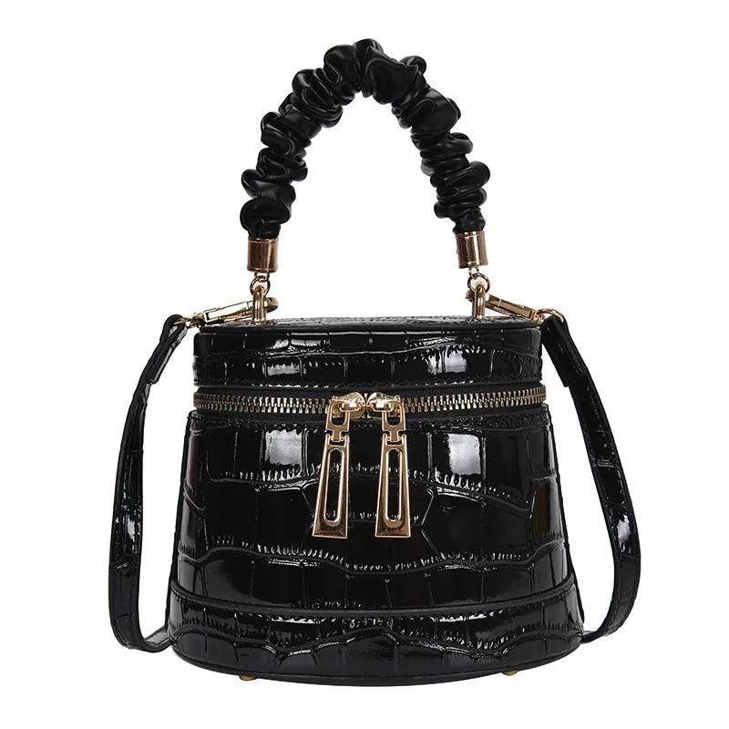 Stone Pattern Shoulder Bag for Women Crossbody Purse