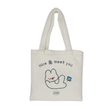 Embroidery Lamb Velvet Handbag Large-Capacity Shoulder Bag