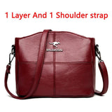 Small Leather Crossbody Bag Women Shoulder Messenger Bags