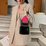 Lipstick Shape Shoulder Bag Small Handbag Lady Chain