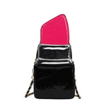 Lipstick Shape Shoulder Bag Small Handbag Lady Chain