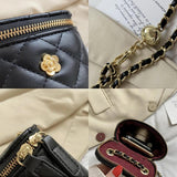 Mini Cross-Body Rhomboid Chain Bag
