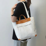 Canvas Tote Bag Large Casual Shoulder Bag Women's Messenger Handbag