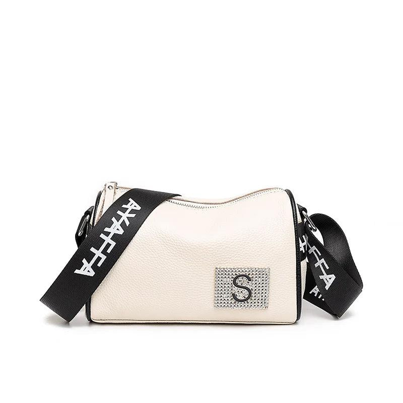 Soft Cowhide Women's Messenger Bag Shoulder Bag