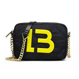 Spain Style Women Shoulder Bag Leather/Nylon Crossbody Commuting Bag