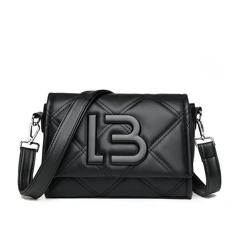 Spain Style Women Shoulder Bag Leather/Nylon Crossbody Commuting Bag