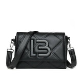 Spain Style Women Shoulder Bag Leather/Nylon Crossbody Commuting Bag