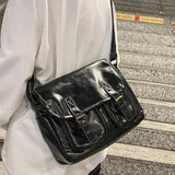 Retro Large-capacity Handbag Women's Shoulder Messenger Bag