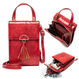 Women's Mini Crossbody Shoulder Bag Small Handbag Tote Leather Purse