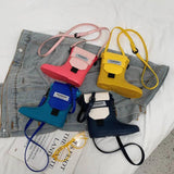 Leather Phone Shaped Shoulder Bag For Women Purses And Handbags