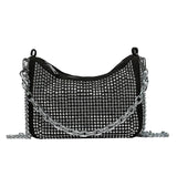 Light Bright Diamond Underarm Bag Chains Shoulder Messenger Bag