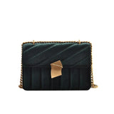 Vintage Velvet Chain Evening Clutch Bag Crossbody Bags for Women
