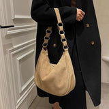 Vintage Women Shoulder Bag Matte PU Leather Handbag Big Capacity