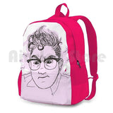 Fren 2 Outdoor Hiking Backpack Riding Climbing Sports Bag Portrait Funny Face