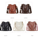 Croco Vintage Women Hand Bag Designers Handbags Women Shoulder Bags