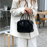 PU Leather Women's Tote Handbag Large Capacity Shoulder Bag