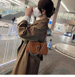 Retro Leather Armpit Bag Handbag