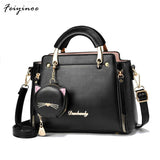 Embroidered Messenger Bags Women Leather Handbags Bags for Women Main Ladies Han