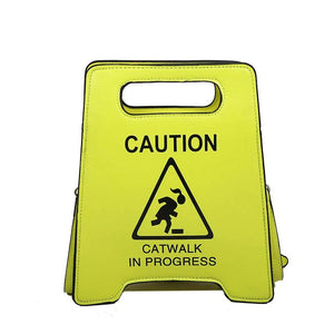 Creative Parking Sign Crossbody Bag Shoulder Bag