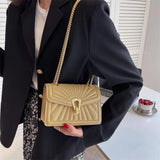 Women's Chain Shoulder Crossbody Bag - Black