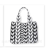 Wheat Ears Knitting Women Shoulder Bag Crochet Handbag High Big Tote Shopper Bag