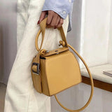 Women PU Leather Handbag Shoulder Messenger Bag Small Clutch Purse Totes