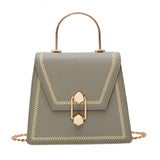 Metal Handle Handbags Women Crossbody Bags Clutch Female Purses Shoulder Messeng