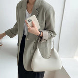Women's PU Leather Shoulder Bag Travel Tote Hobo