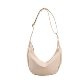 Half Moon Zipper Shoulder Side Bags for Women Large Crossbody Bag