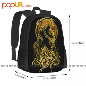 Alissa-Gluz Reaper Key Backpack Large Capacity Beach Bag Gymnast Bag