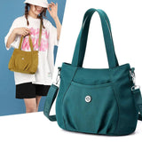 Large Capacity Women Casual Nylon Shoulder Handbags Tote Bags
