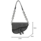 Vintage Style Leather Crossbody Bag