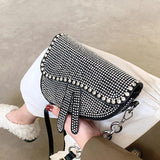 Vintage Style Leather Crossbody Bag