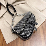 Vintage Style Leather Crossbody Bag