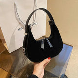 Stylish Frosted Fabric Shoulder Bag for Women