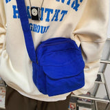 Small Canvas Phone Sling Bag Y2K Grunge Style