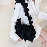 Butterfly Shoulder Bag Petal Stitching Messenger Lady Leather Handbag