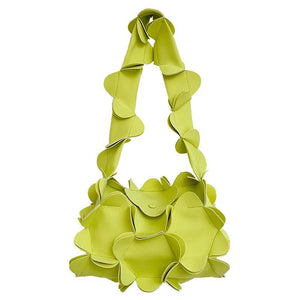 Butterfly Shoulder Bag Petal Stitching Messenger Lady Leather Handbag