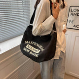 Large Capacity Soft Denim Shoulder Bags for Women