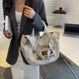 Large Capacity Soft Denim Shoulder Bags for Women