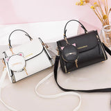 Cat Women Handbags Female Kitten Crossbody Shoulder Bags Top Handle Tote Purses
