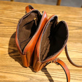 YIZHONG Oil Wax Leather Handbags for Women