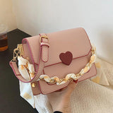 Love Lock Square Bag Ladies Flap Shoulder Bag